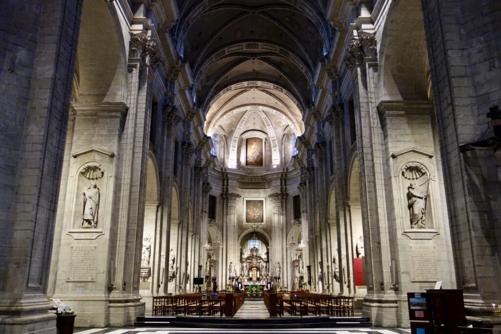 Innenaufnahme der Abtei St. Peter in Gent